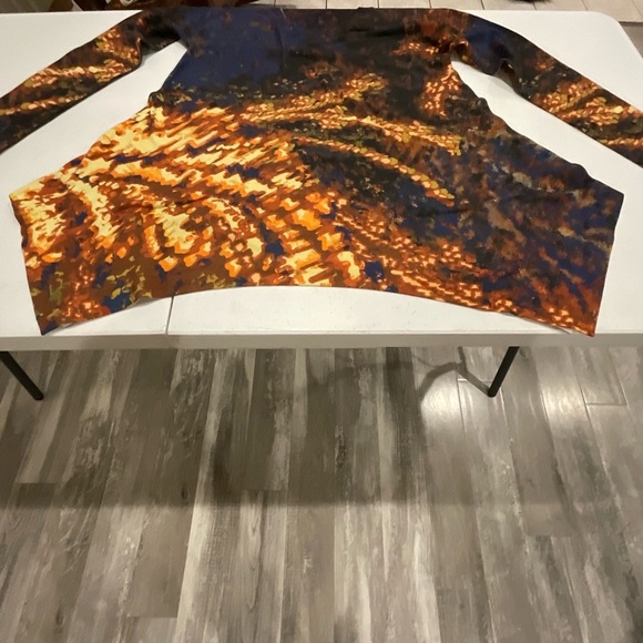 Soft Surroundings Theo Starry Night Tunic Asymmetrical Hem Scoop Neck Women’s M - Picture 8 of 11